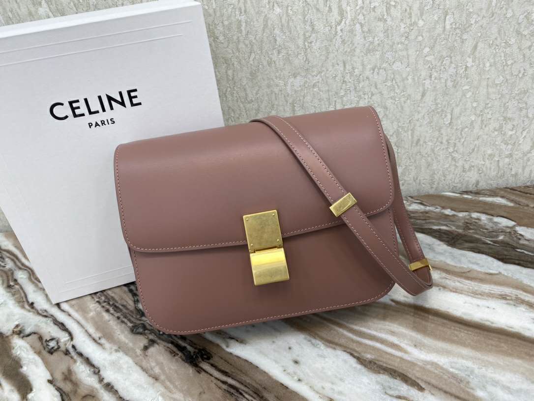CELINE复古干枯玫瑰色赛琳经典款女包包 CELINE复古干枯玫瑰色赛琳经典款女包包