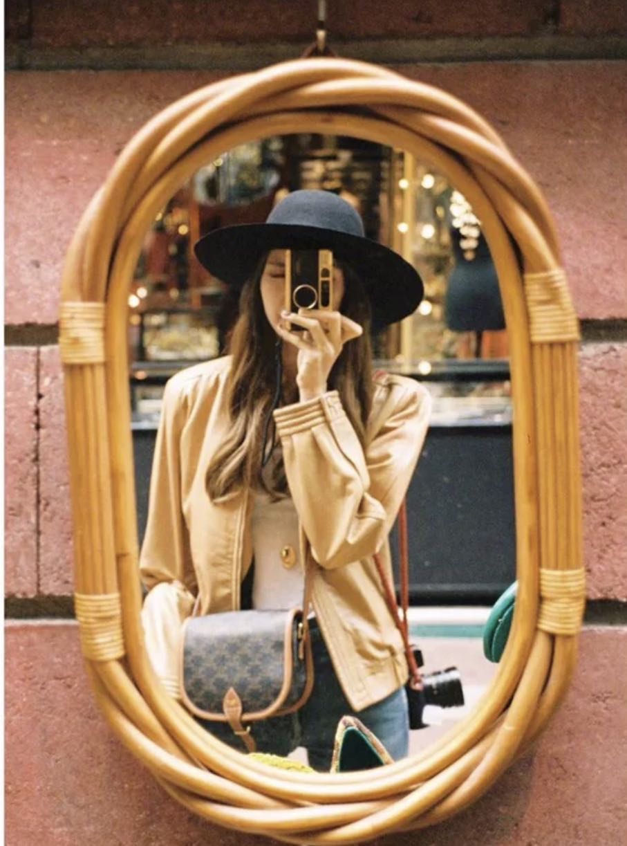 celine赛琳复古老花马鞍包Lisa同款马鞍包 celine赛琳复古老花马鞍包Lisa同款马鞍包