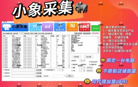 拼多多店群软件独立后台不限制店铺数量,小象采集大象采集上货一 拼多多店群软件独立后台不限制店铺数量,小象采集大象采集上货一